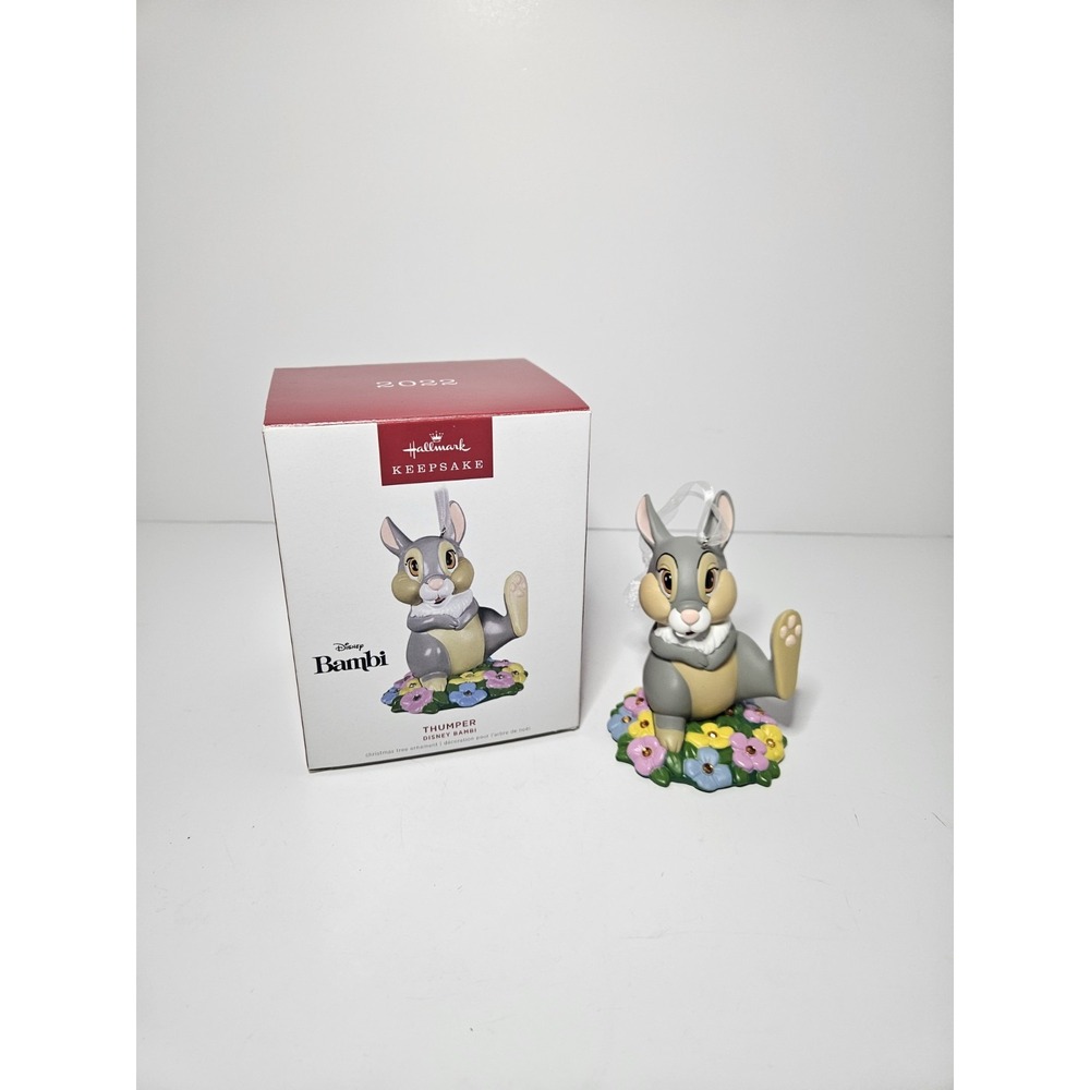 Hallmark Keepsake 2022 Disney Bambi Thumper Metal Christmas Ornament New In Box